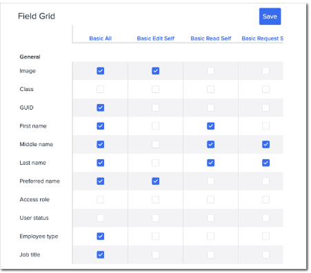 A screenshot of a grid  Description automatically generated